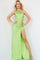 Prom Dresses Long One Shoulder Fitted Prom Dress Neon Green