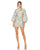 Cocktail Dresses Short Floral Puff Sleeve Cocktail Dress Pastel Multi