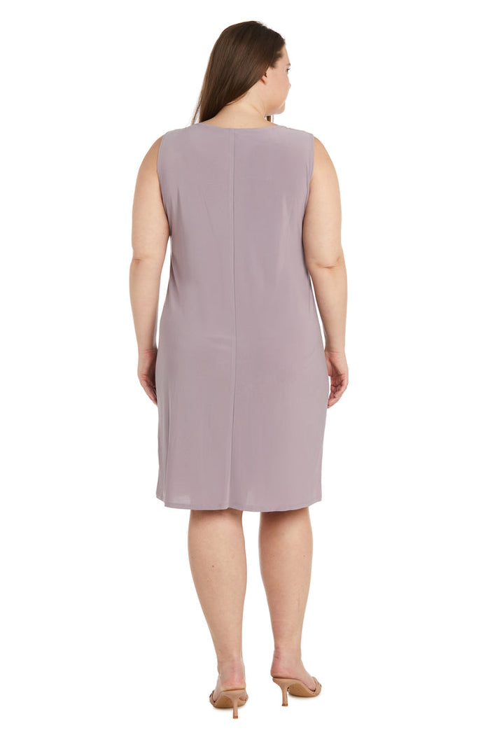 Plus Size Dresses Short Mother of the Bride Plus Size Sequin Jacket Dress Wisteria