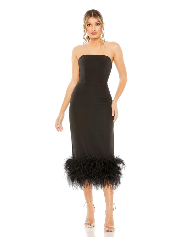 Homecoming Strapless Cocktail Dress Strapless & Short Style Mac Duggal 11629