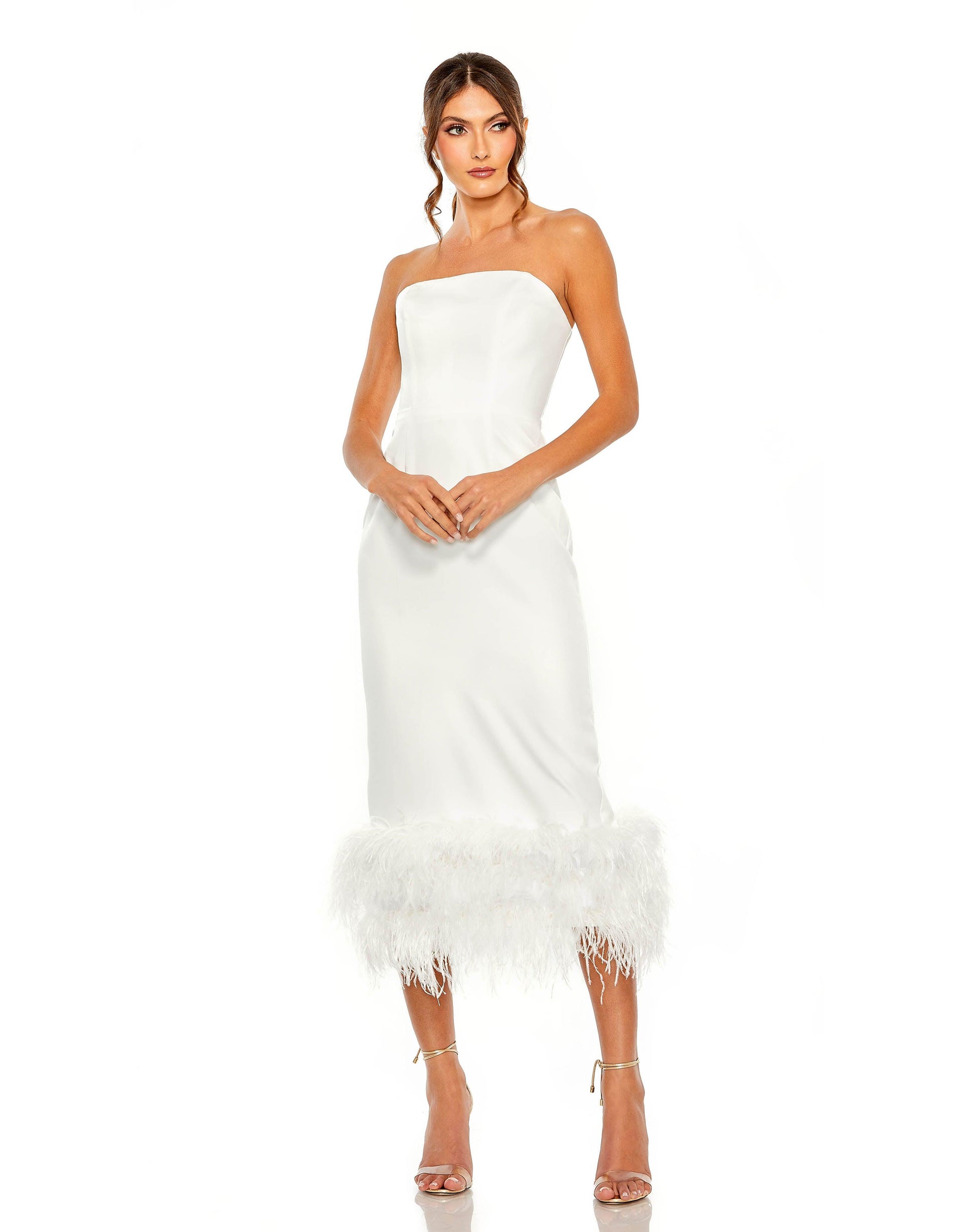 Mac Duggal 11629 Homecoming Strapless Cocktail Dress