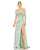 Prom Dresses Long Formal Feather Prom Dress Seafoam