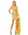Cocktail Dresses Short Strapless Metallic Cocktail Dress Gold