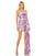 Cocktail Dresses Short Strapless Metallic Cocktail Dress Lilac