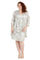 Mother of the Bride Dresses Plus Size Short Metallic Jacket Dress Champagne/Silver