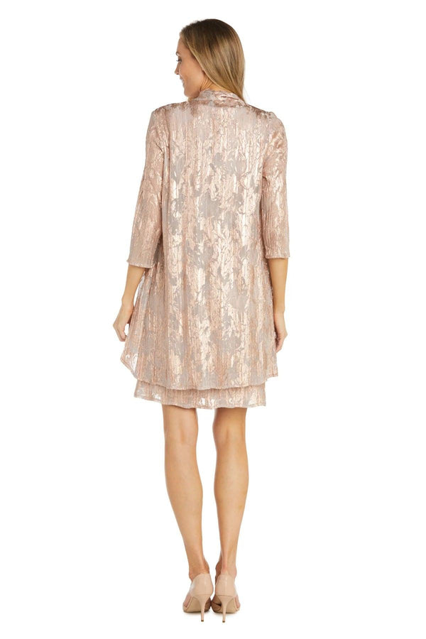 Mother of the Bride Dresses Short Mother of the Bride Jacket Dress Rose Gold