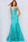 Prom Dresses Fitted Long Evening Gown AQUA