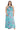 Plus Size Dresses Long Formal Plus Size Printed Cross Over Halter Dress Jade/Pink