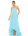 Formal Dresses High Low Chiffon Formal Dress Aqua