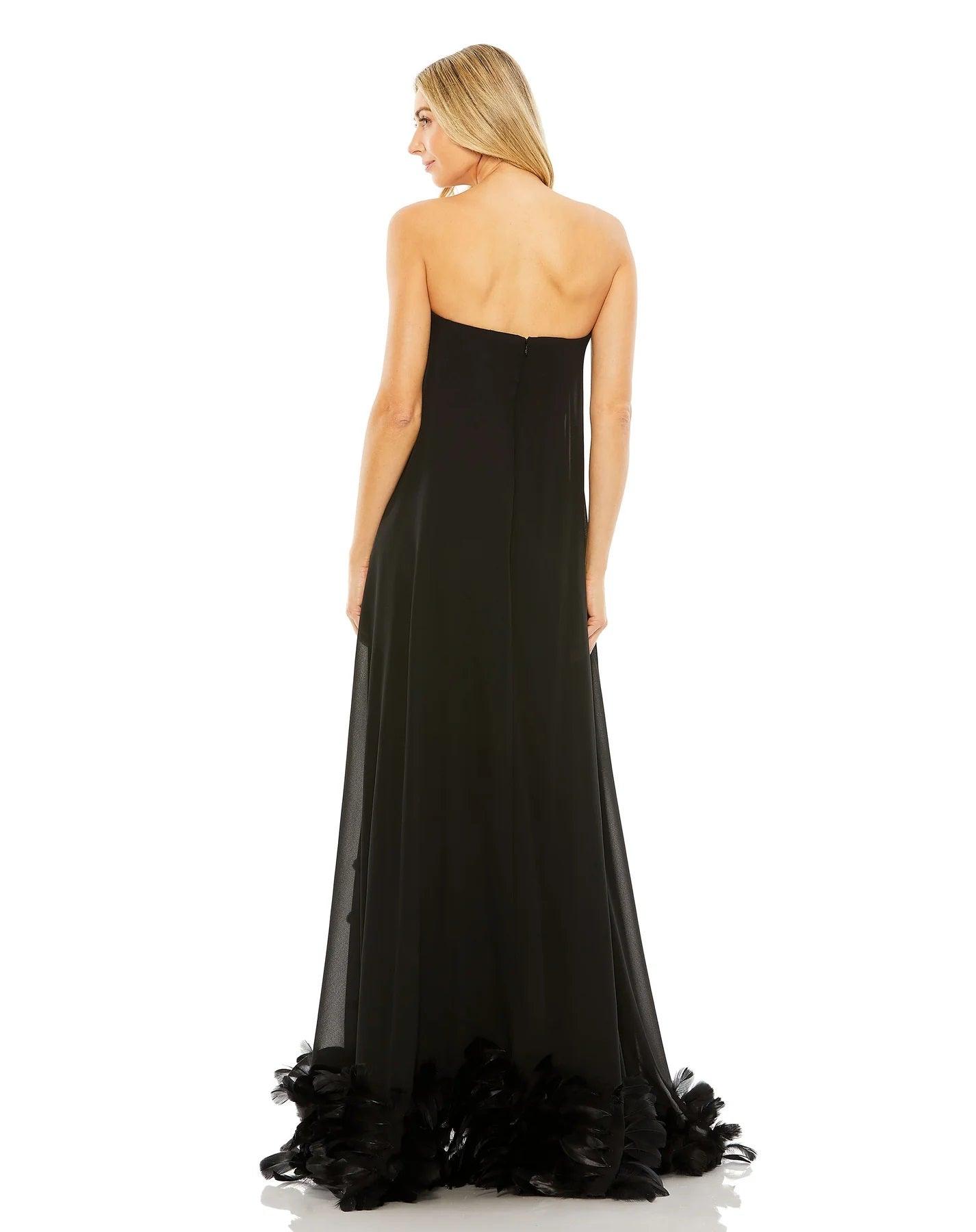 Mac Duggal 13001 High Low Chiffon Formal Dress