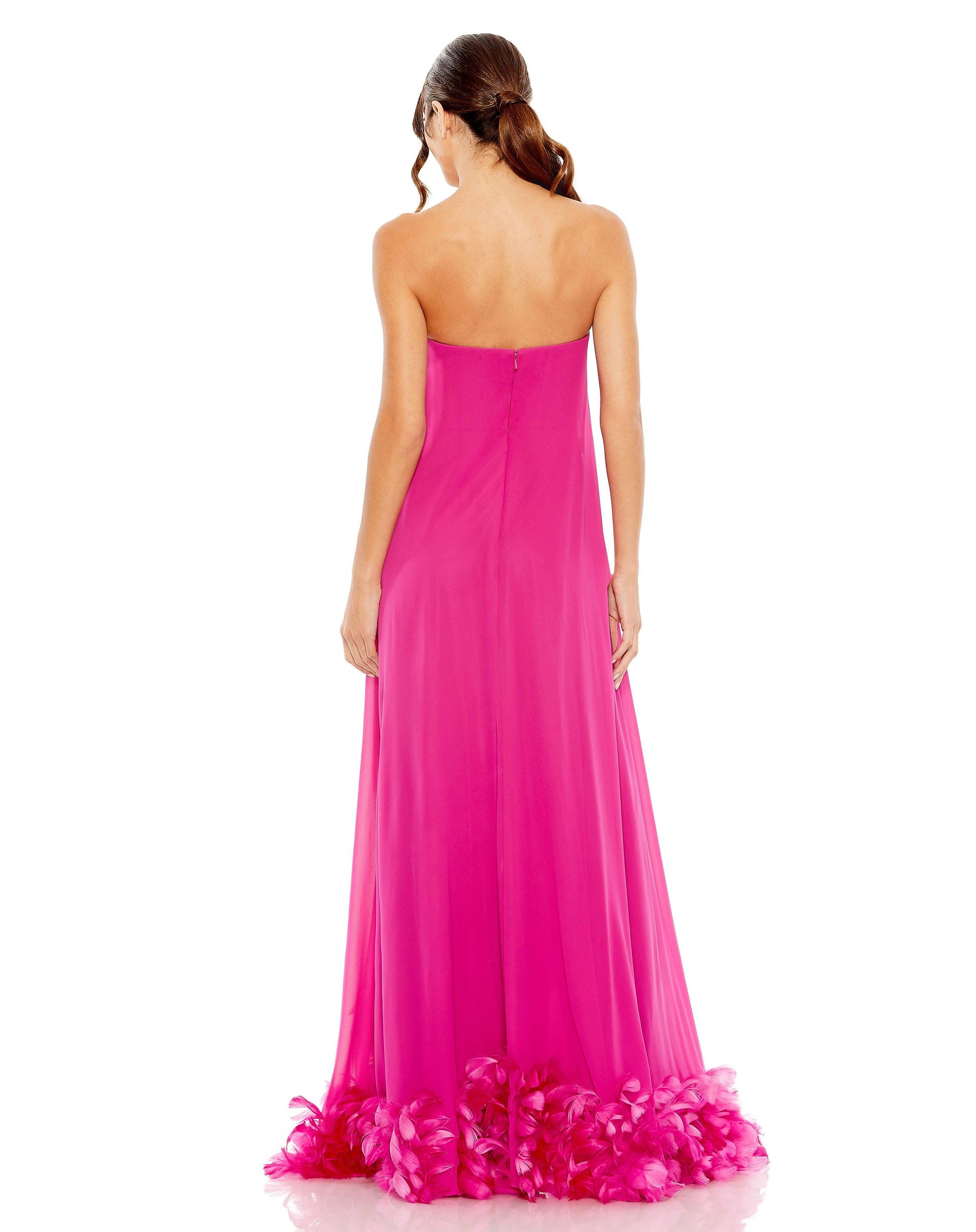 Mac Duggal 13001 High Low Chiffon Formal Dress