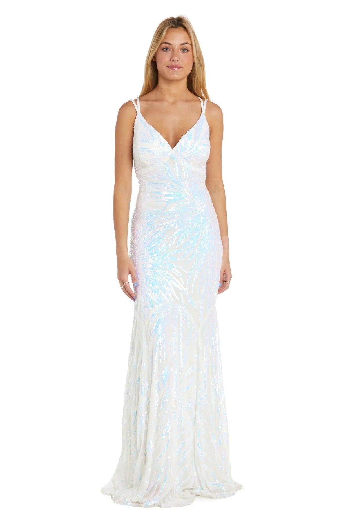 Morgan & Co 13007 Prom Long Formal Fitted Dress Morgan & Co 13007 Prom Long Formal Fitted Dress
