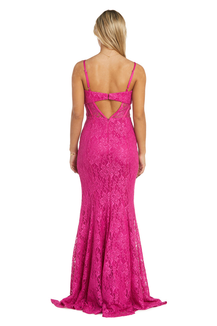 Prom Dresses Formal Fitted Corset Prom Long Dress Hot Pink