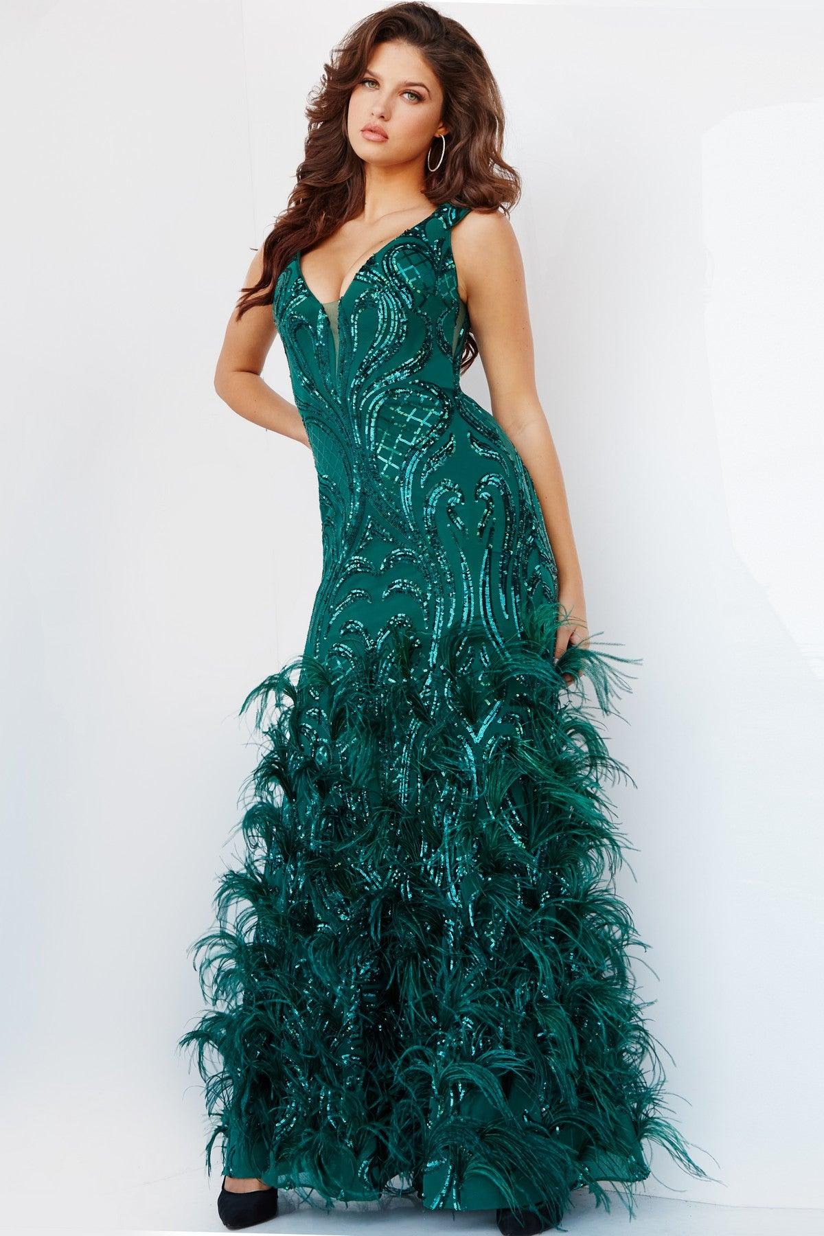 Jovani 05660 Long Off Shoulder Fitted Prom Dress
