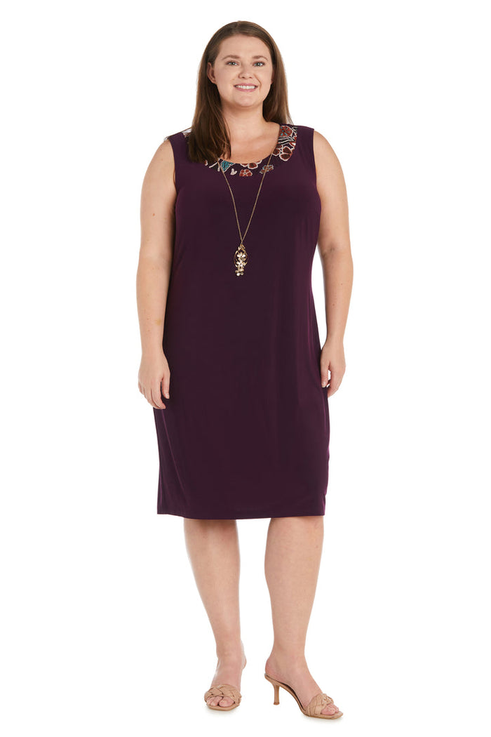 Plus Size Dresses Short Floral Print Plus Size Mother of the Bride Jacket Dress Eggplant