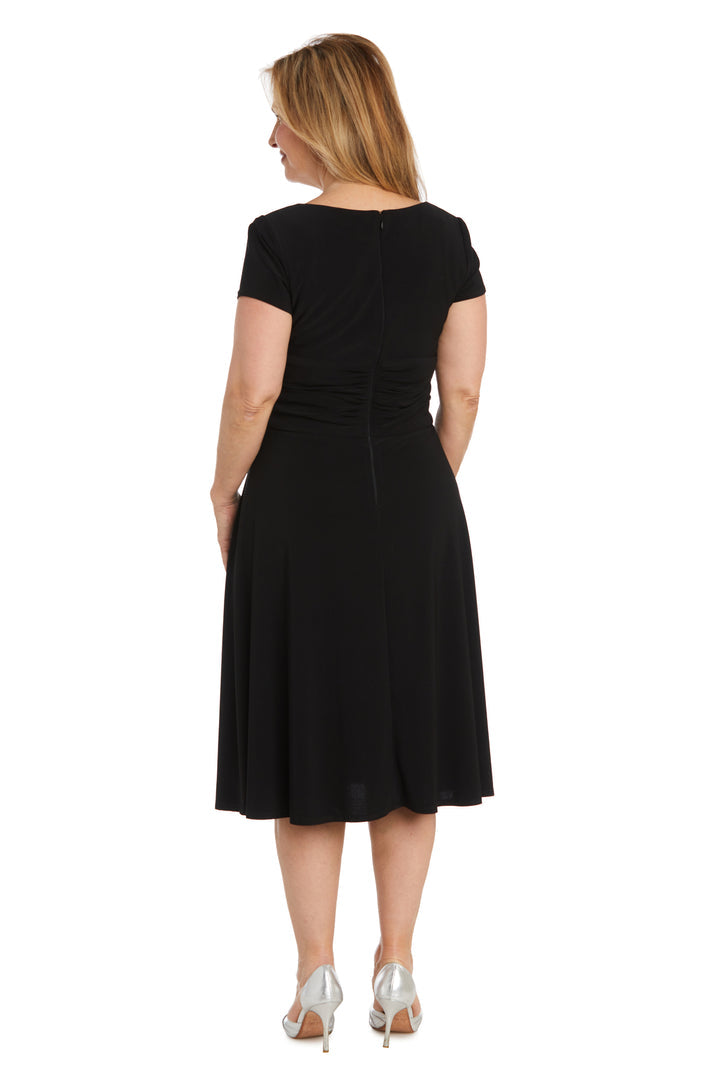 Short Cocktail Dress Knee Length R&M Richards 1429 - Red / 16 Short Cocktail Dress Knee Length R&M Richards 1429 - Red / 16