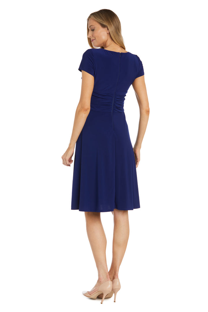 Short Cocktail Dress Knee Length R&M Richards 1429 - Red / 16 Short Cocktail Dress Knee Length R&M Richards 1429 - Red / 16