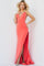 Prom Dresses Long Formal Sleeveless Fitted Prom Dress Coral