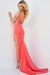 Prom Dresses Long Formal Sleeveless Fitted Prom Dress Coral