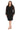 Plus Size Dresses Plus Size Long Sleeve Cocktail Short Dress Black