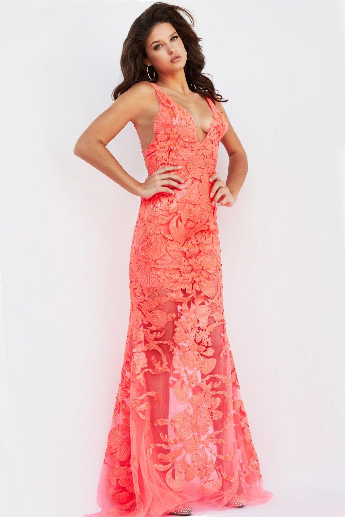 Jovani Prom Long Formal Sleeveless Fitted 60283 - The Dress Outlet