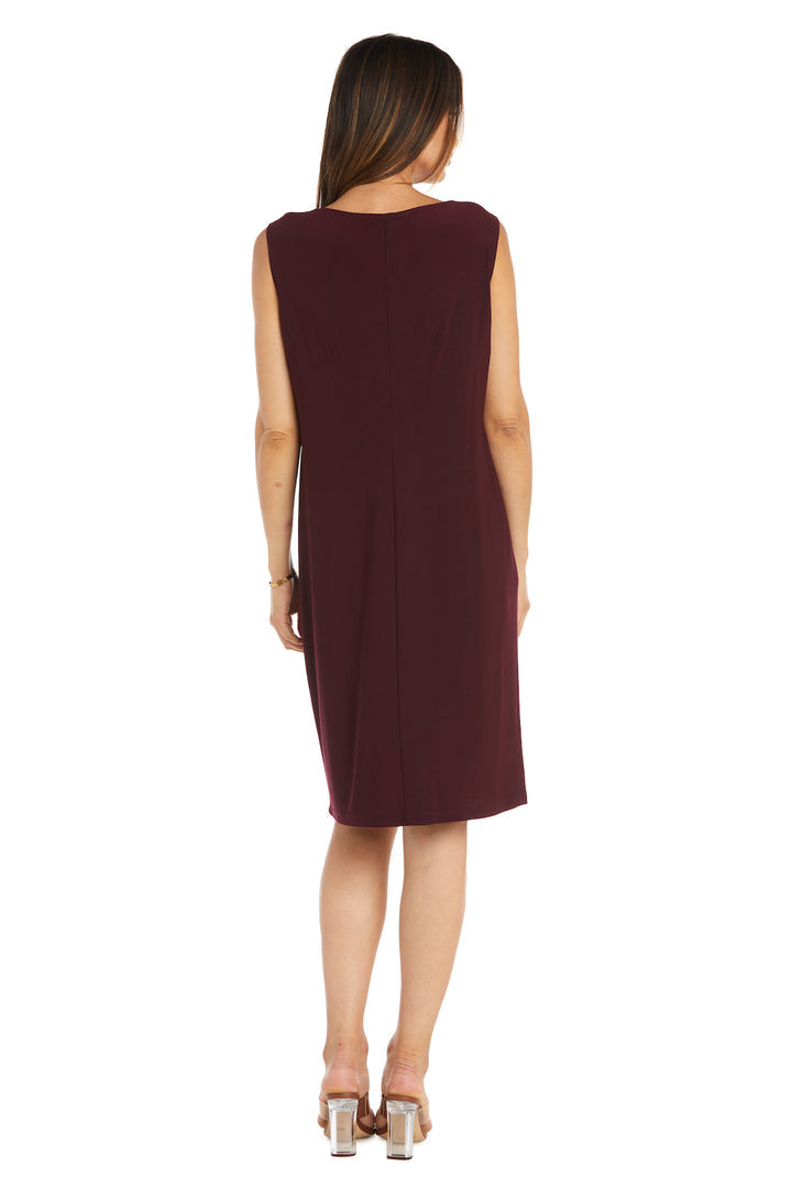 Mother of the Bride Dresses Short Mother of the Bride Printed Flyaway Jacket Dress Burgundy