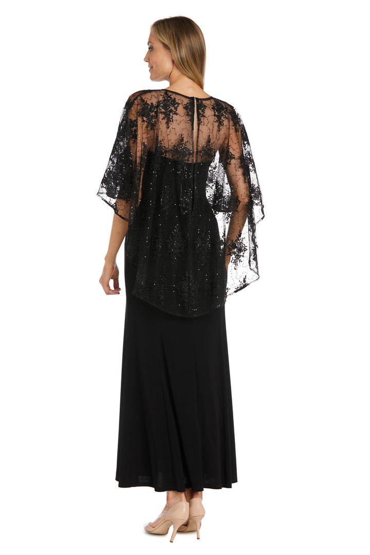 S.L. Fashions Long Satin Mother of The Bride Dress with