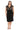 Plus Size Dresses Short Sequin Plus Size Cocktail Dress Black/Nude