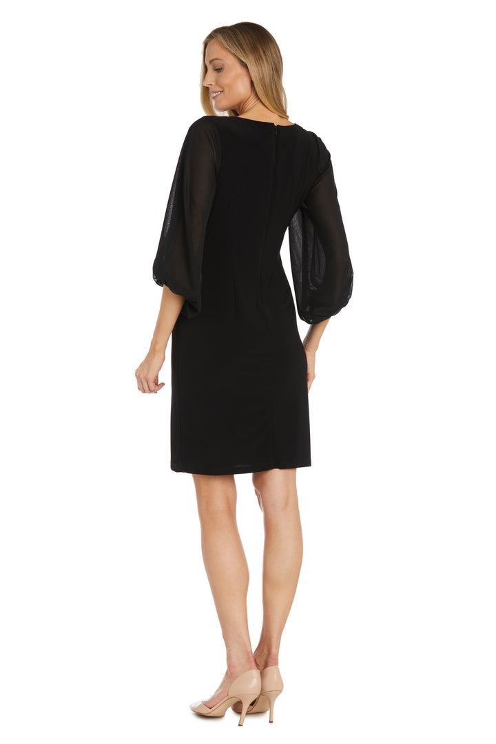 R&M Richards 1646 Short Fitted Mother of the Bride Dress