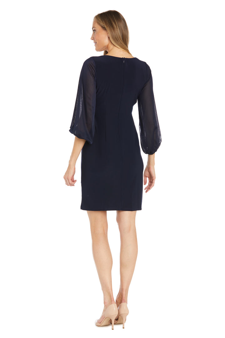 R&M Richards 1646 Short Fitted Mother of the Bride Dress