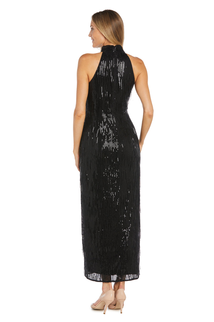 R&M Richards 1653 Long Formal Sequin Evening Dress