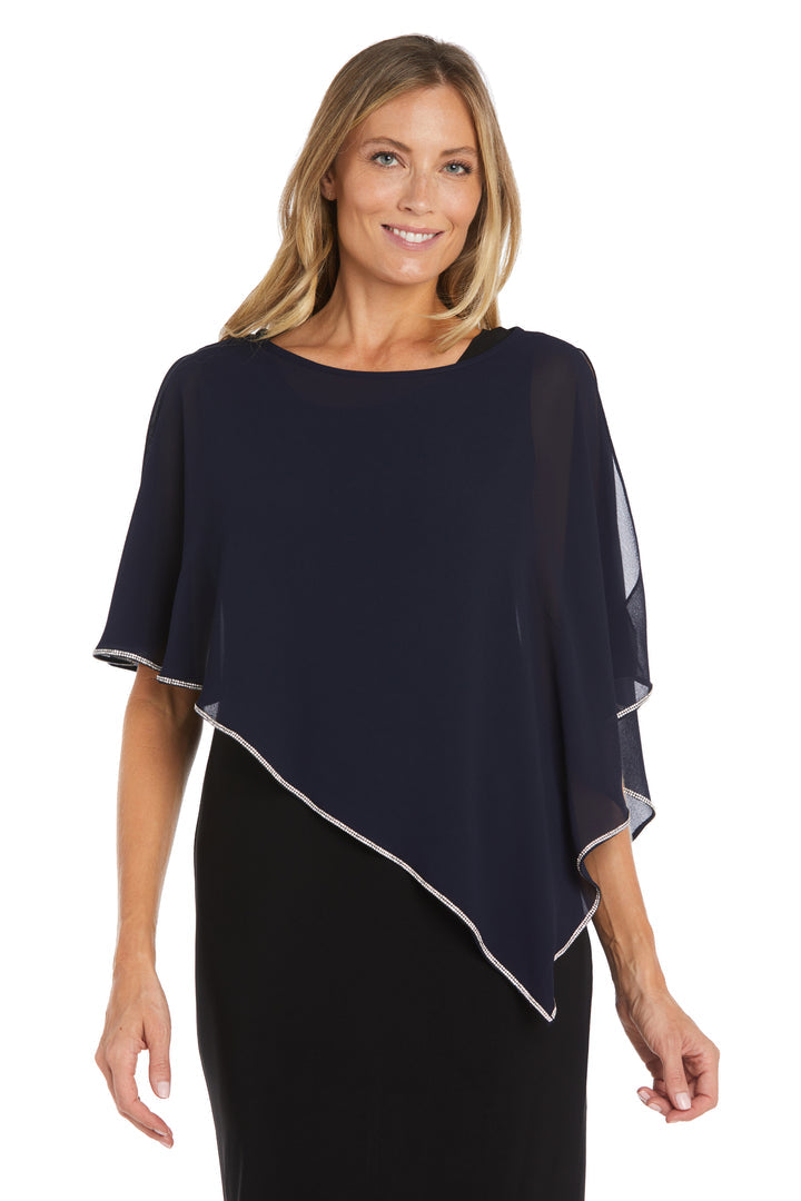 R&M Richards 1706 Mother of the Bride Poncho Top