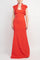 Formal Dresses Strapless Sweetheart Neck Bodycon Scuba Dress with Matching Bolero Coral