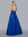 Prom Dresses Long Prom Formal Glitter Dress Royal