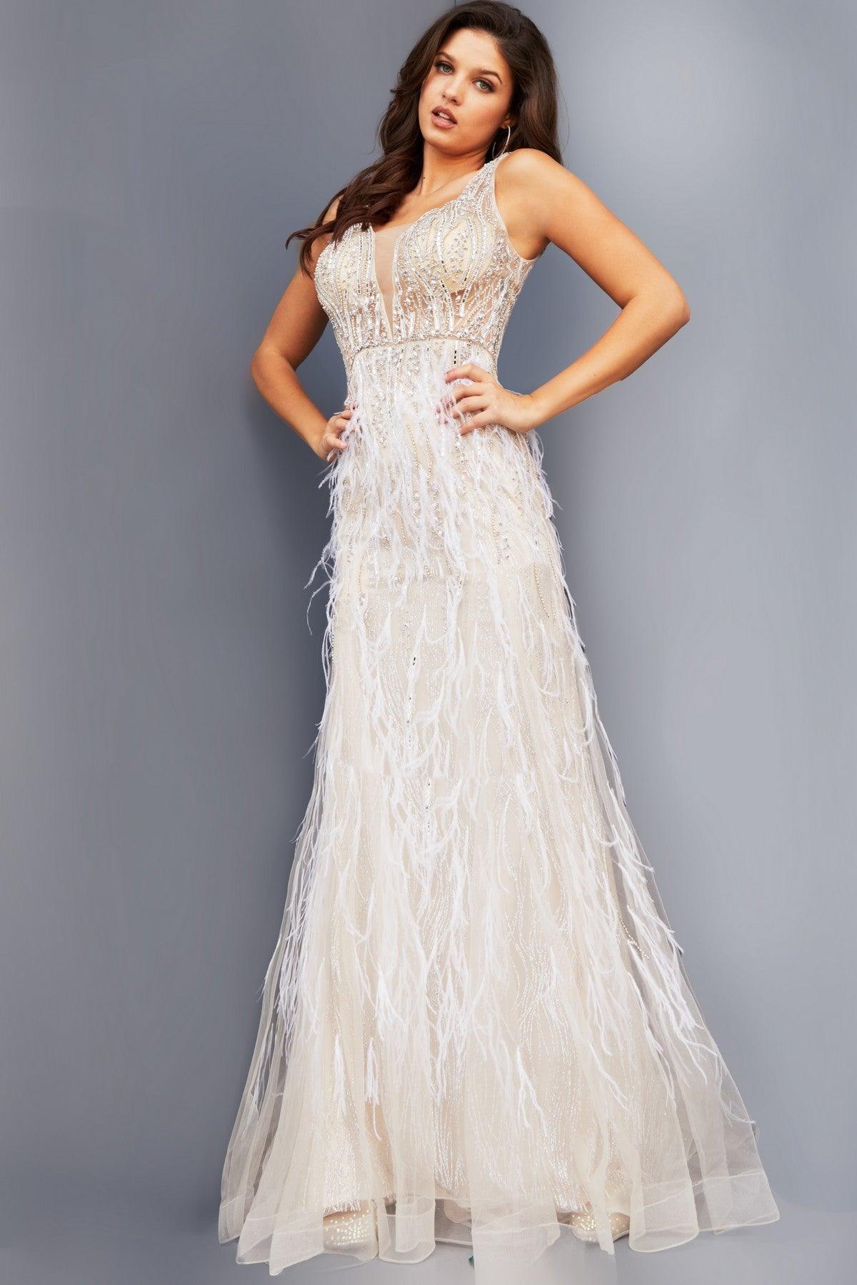 Jovani 08144 Prom Long Sleeveless Beaded Formal Dress The Dress Outlet Jovani 08144 Prom Long Sleeveless Beaded Formal Dress The Dress Outlet