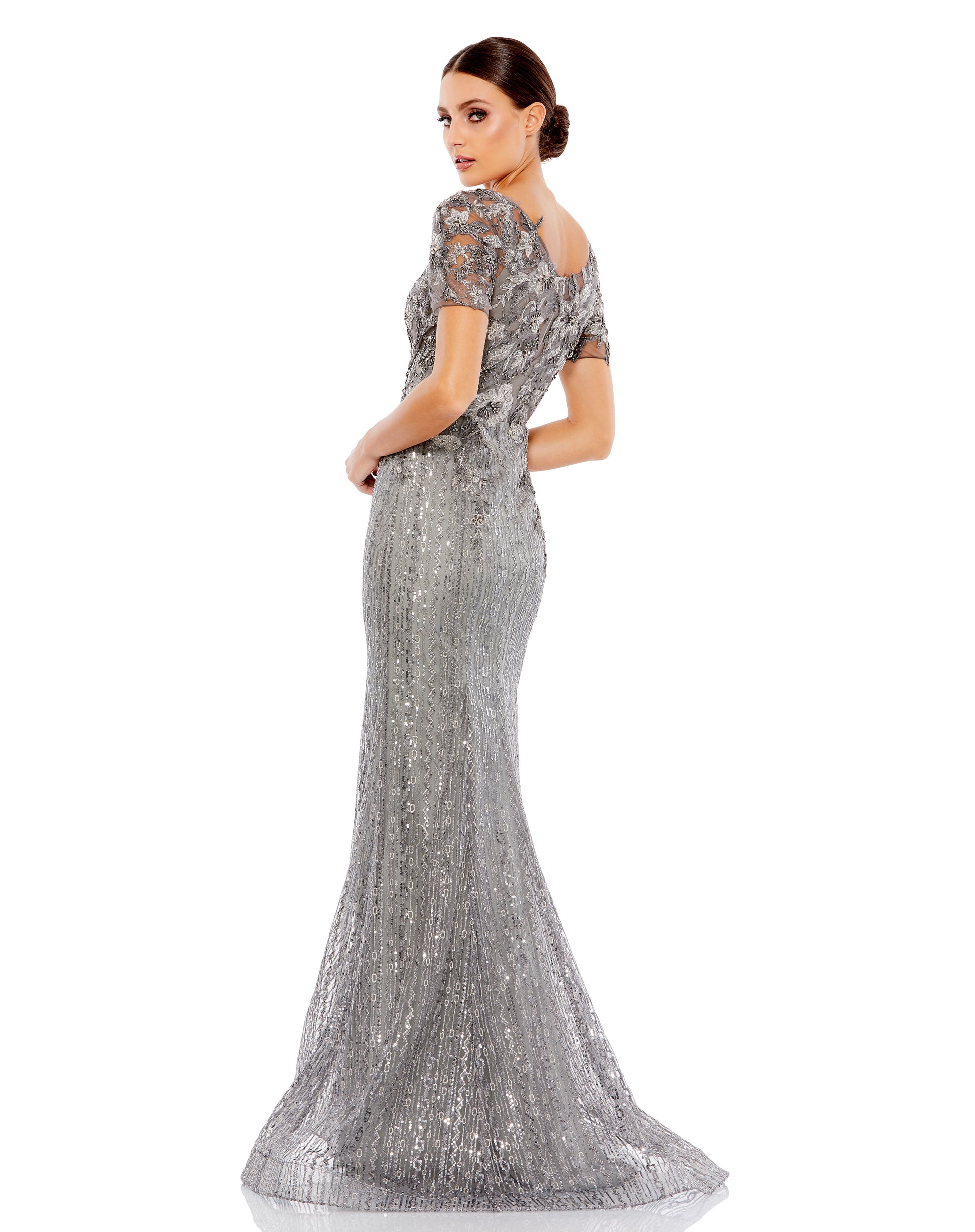 Mac Duggal 20282 Long Fitted Formal Evening Trumpet Gown