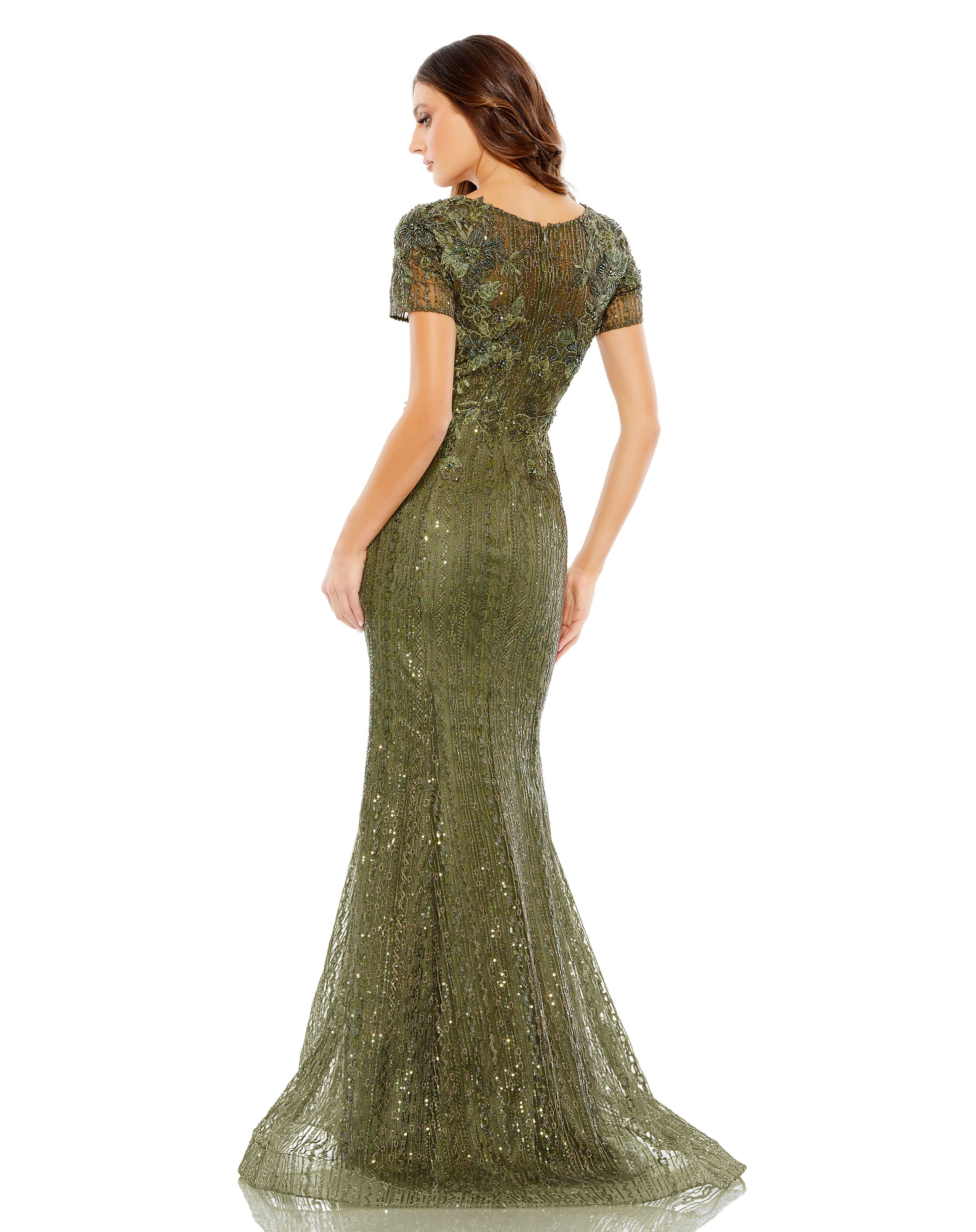 Mac Duggal 20282 Long Fitted Formal Evening Trumpet Gown