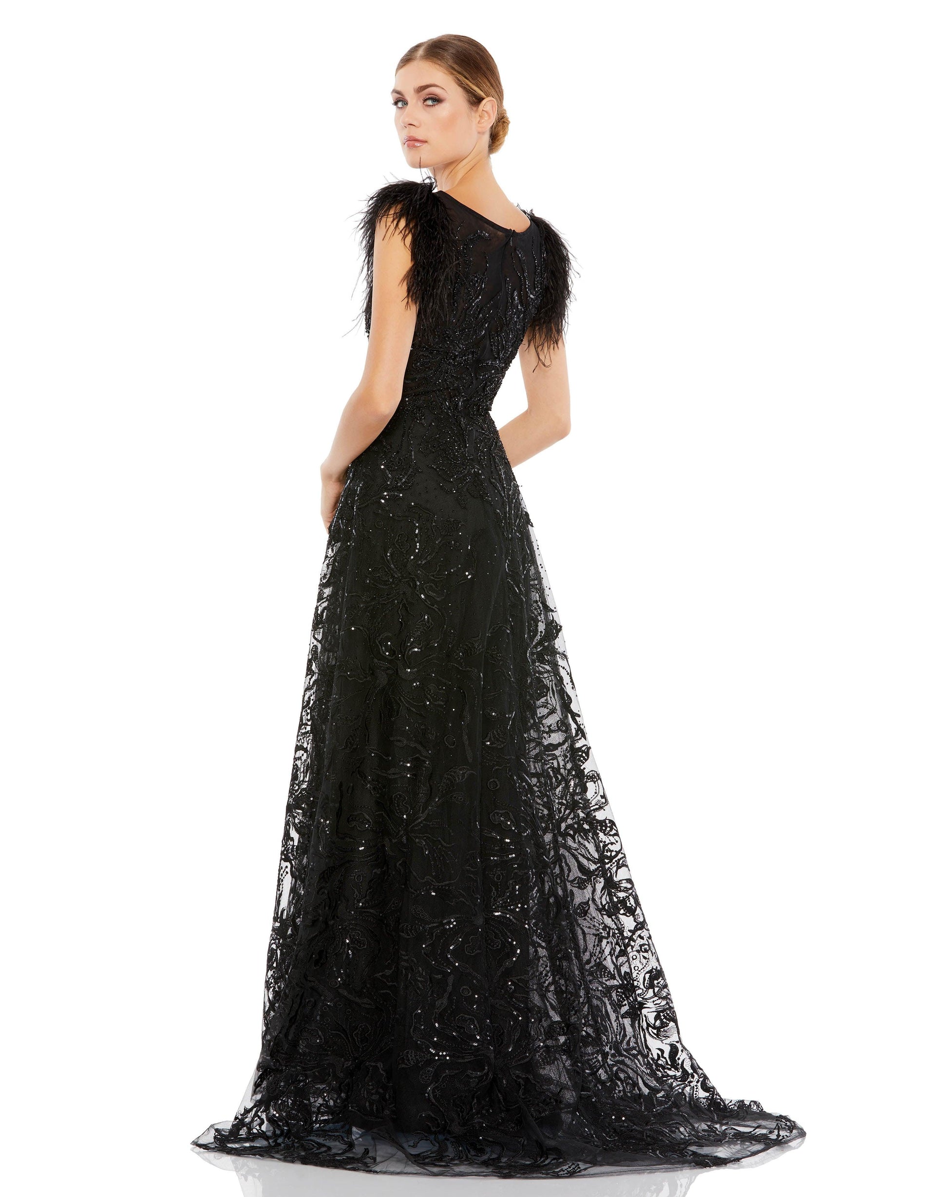 Mac Duggal 20296 Long Sleeveless Formal Dress