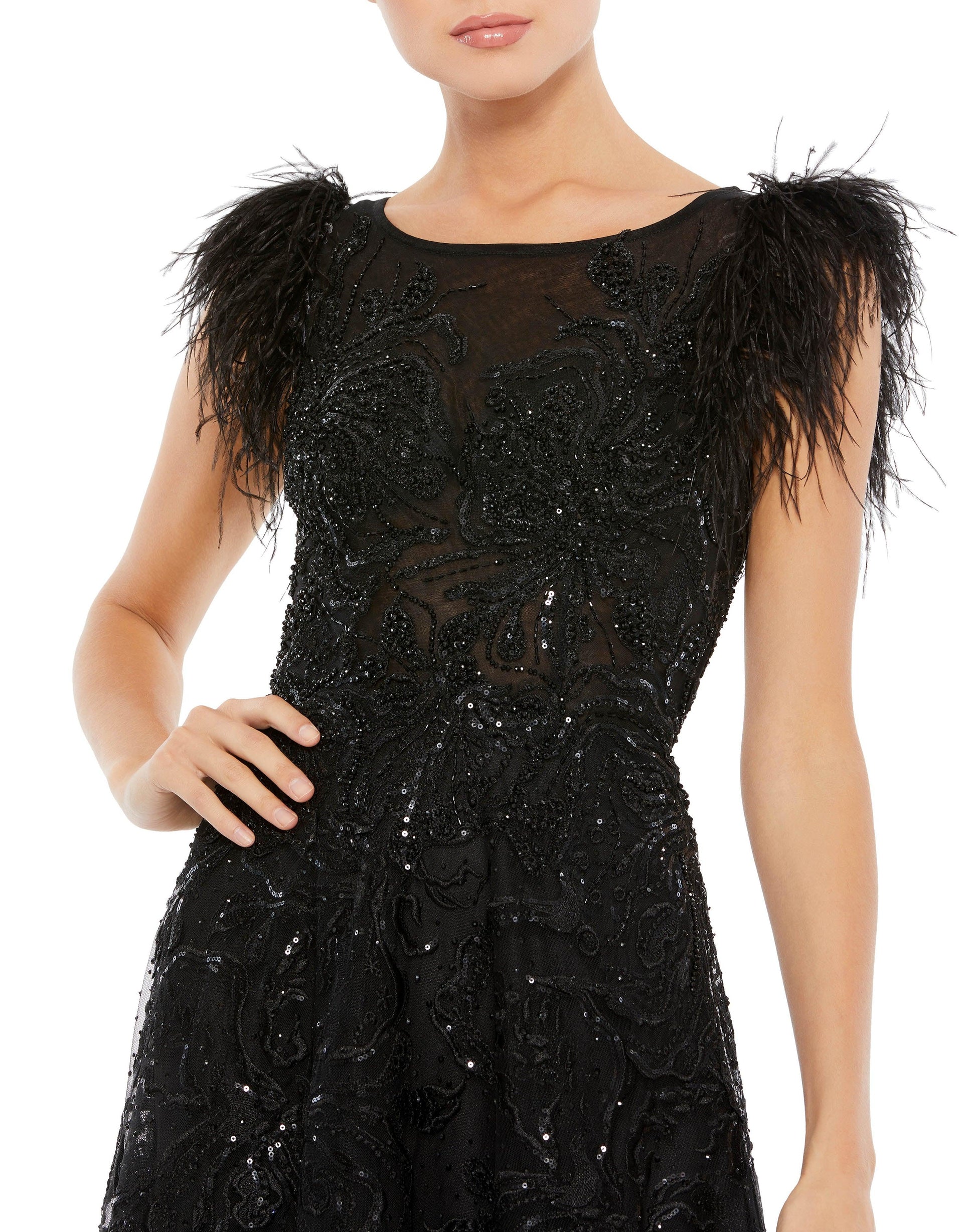 Mac Duggal 20296 Long Sleeveless Formal Dress