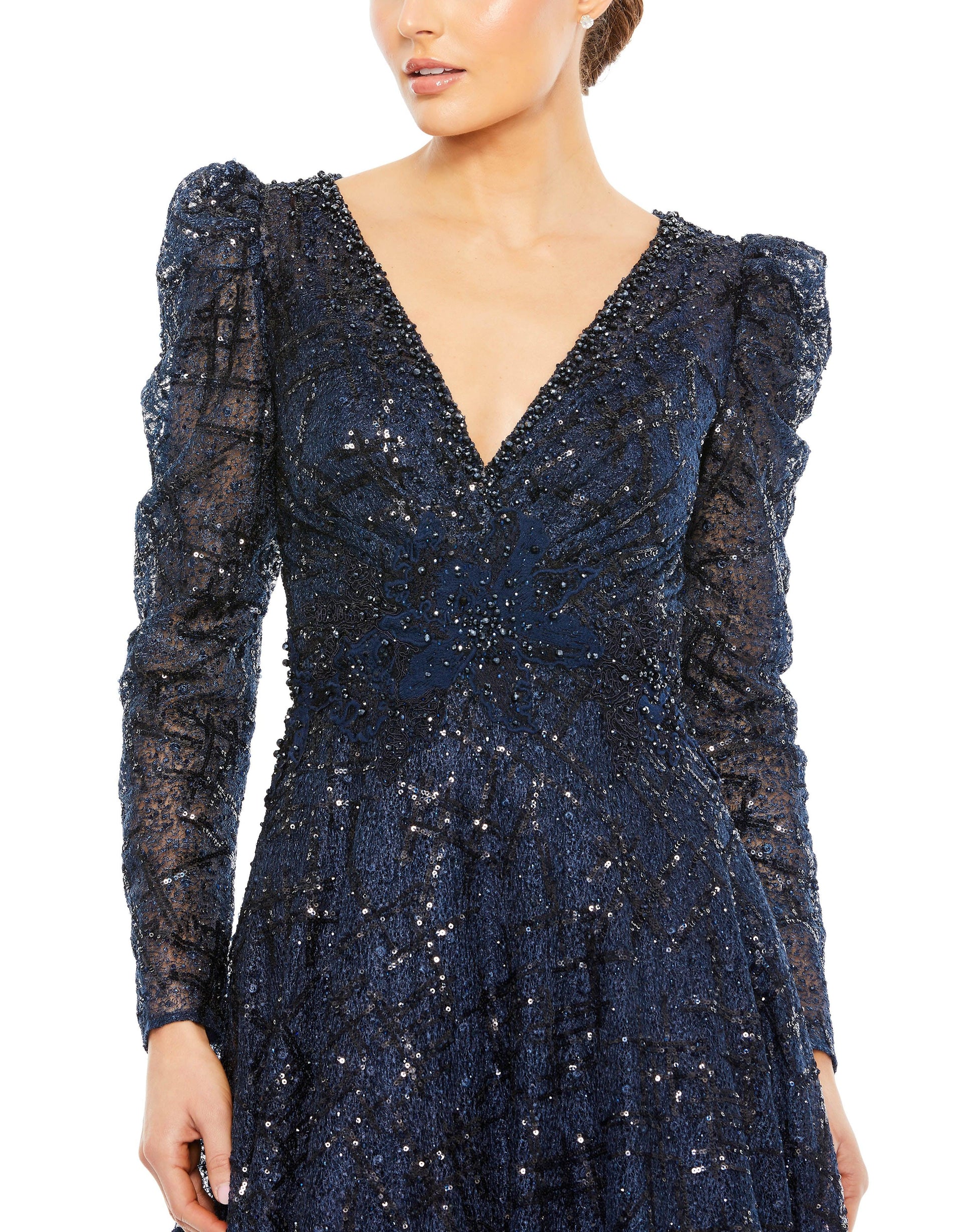 Mac Duggal 20353 Midnight 12 Sale