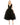 Formal Dresses Tea Length Sleeveless Formal Dress Black