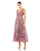 Formal Dresses Tea Length Beaded Lace Formal Dress Mauve