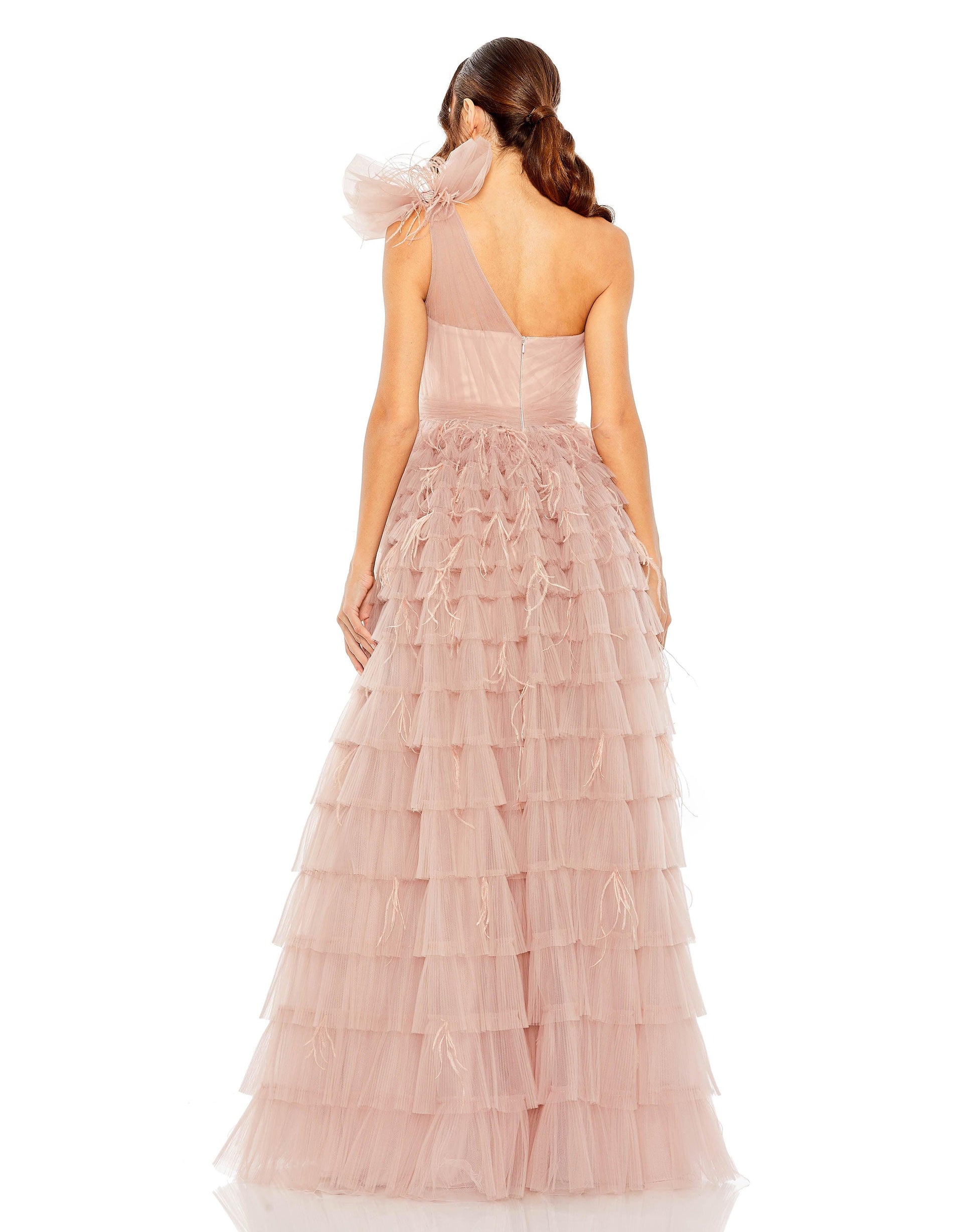 Mac Duggal 20447 One Shoulder Long Formal Prom Gown