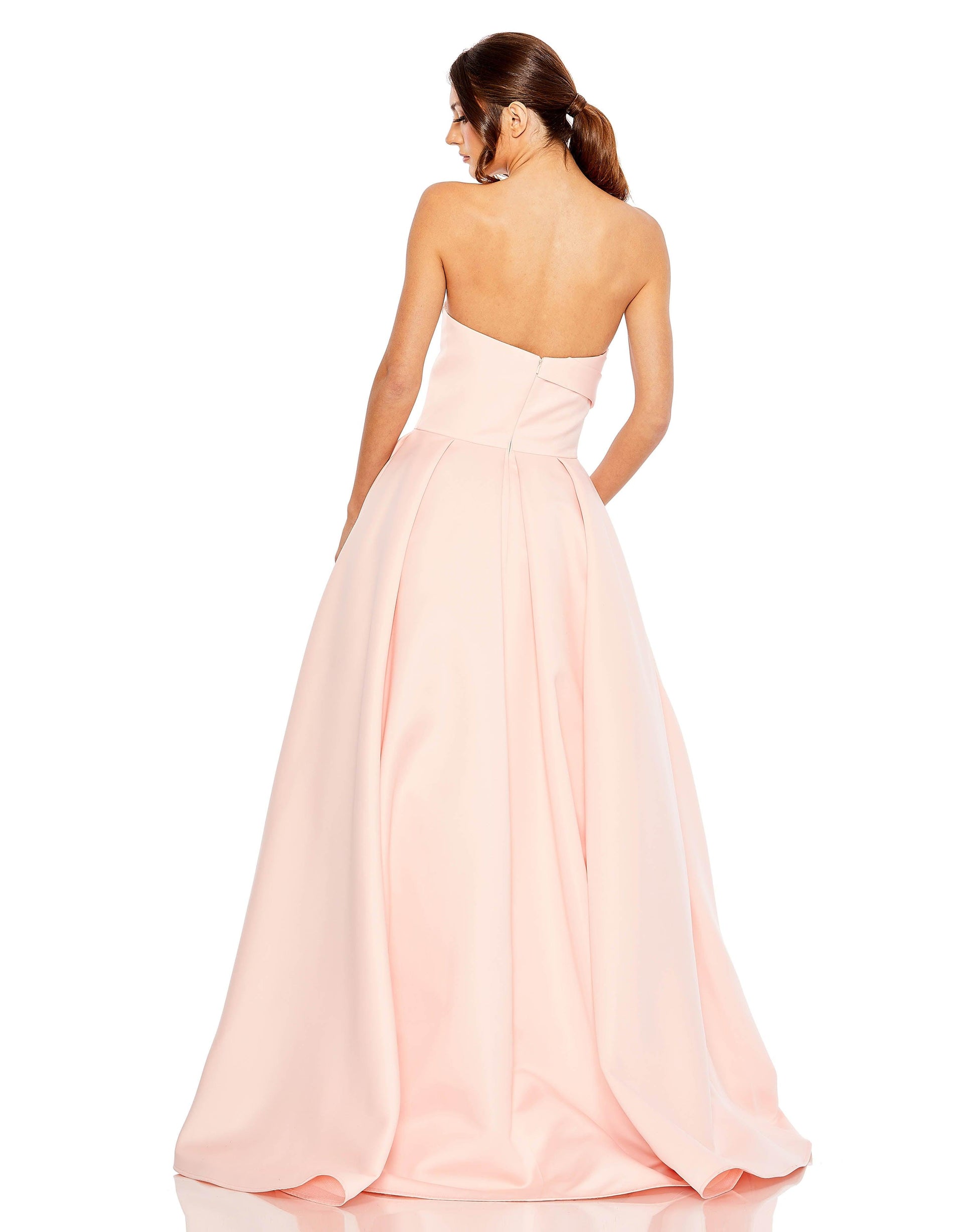 Mac Duggal 20457 Long Strapless Prom Ball Gown