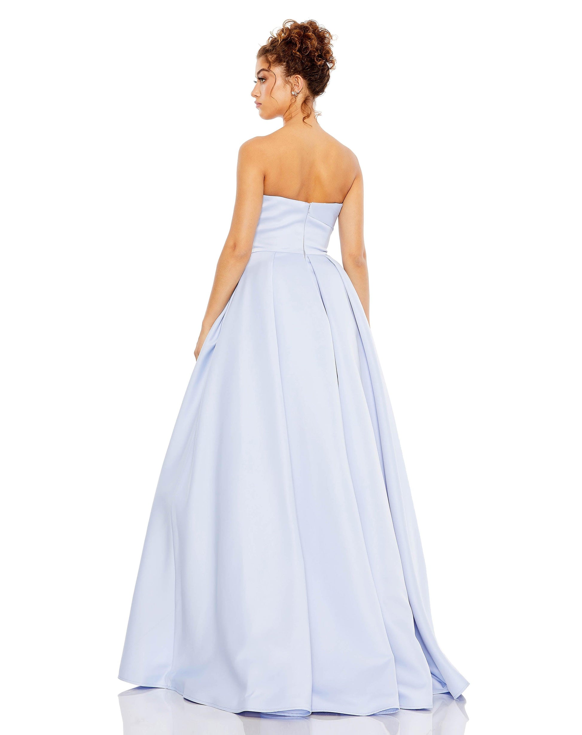 Mac Duggal 20457 Long Strapless Prom Ball Gown
