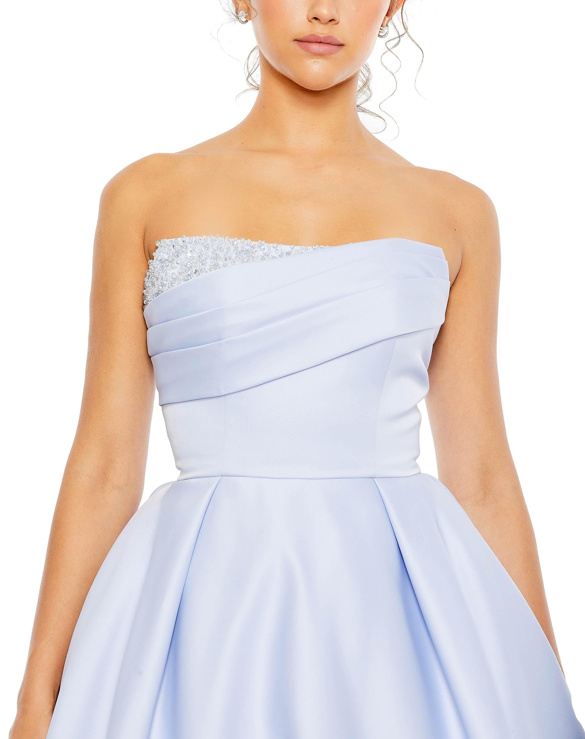 Mac Duggal 20457 Long Strapless Prom Ball Gown