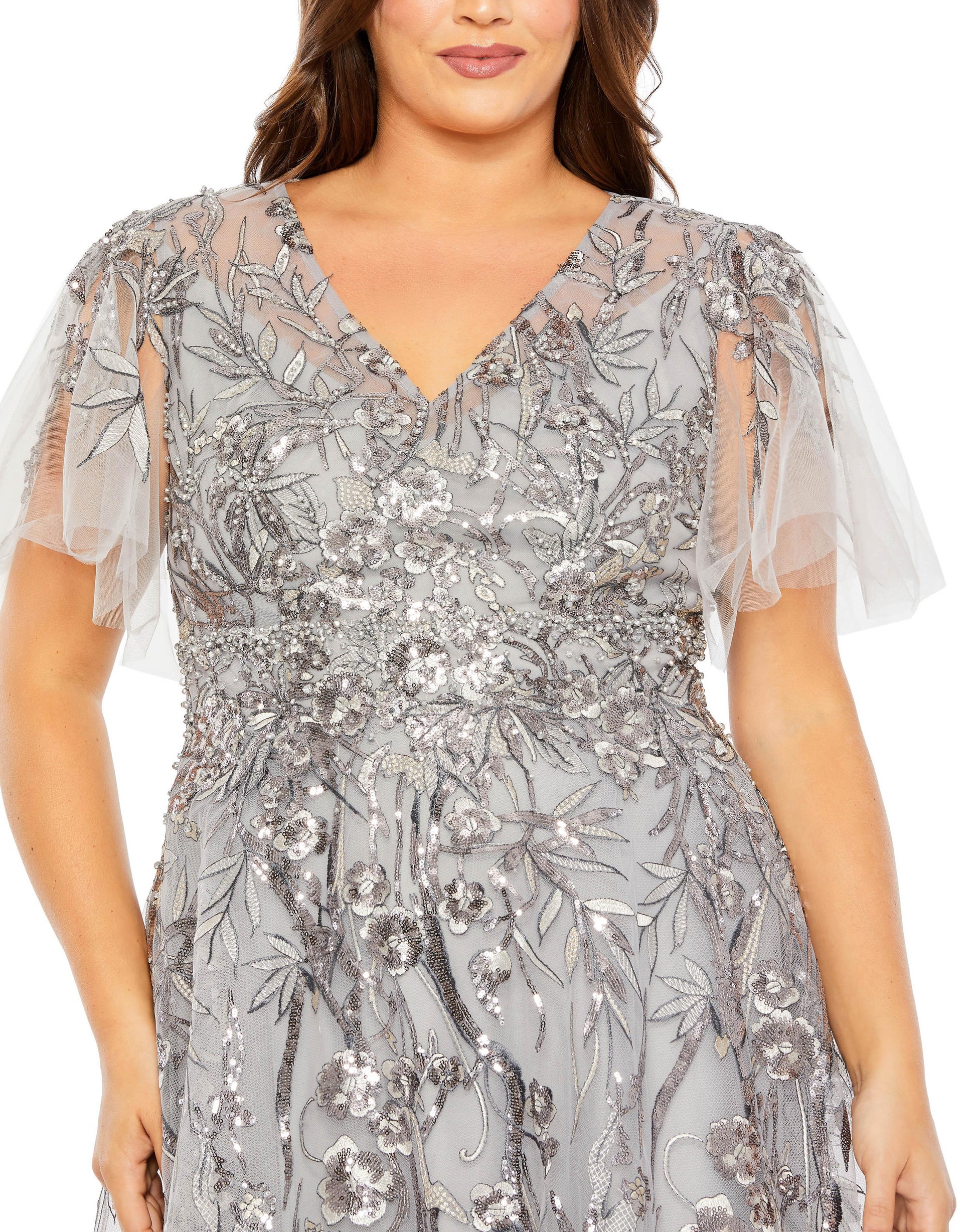Mac Duggal 20469 Fabulouss Long Plus Size Formal Dress