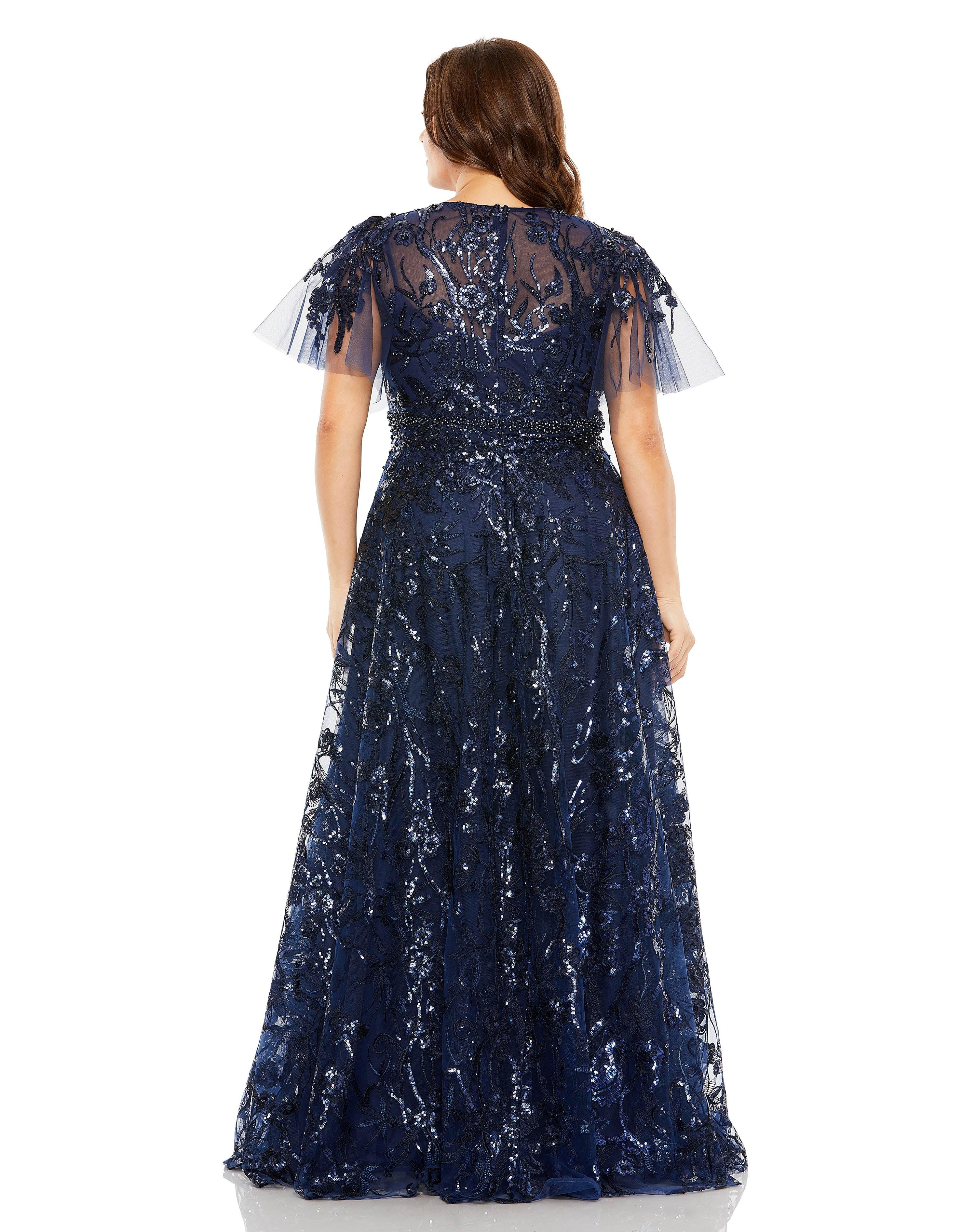 Mac Duggal 20469 Fabulouss Long Plus Size Formal Dress – The Dress Outlet