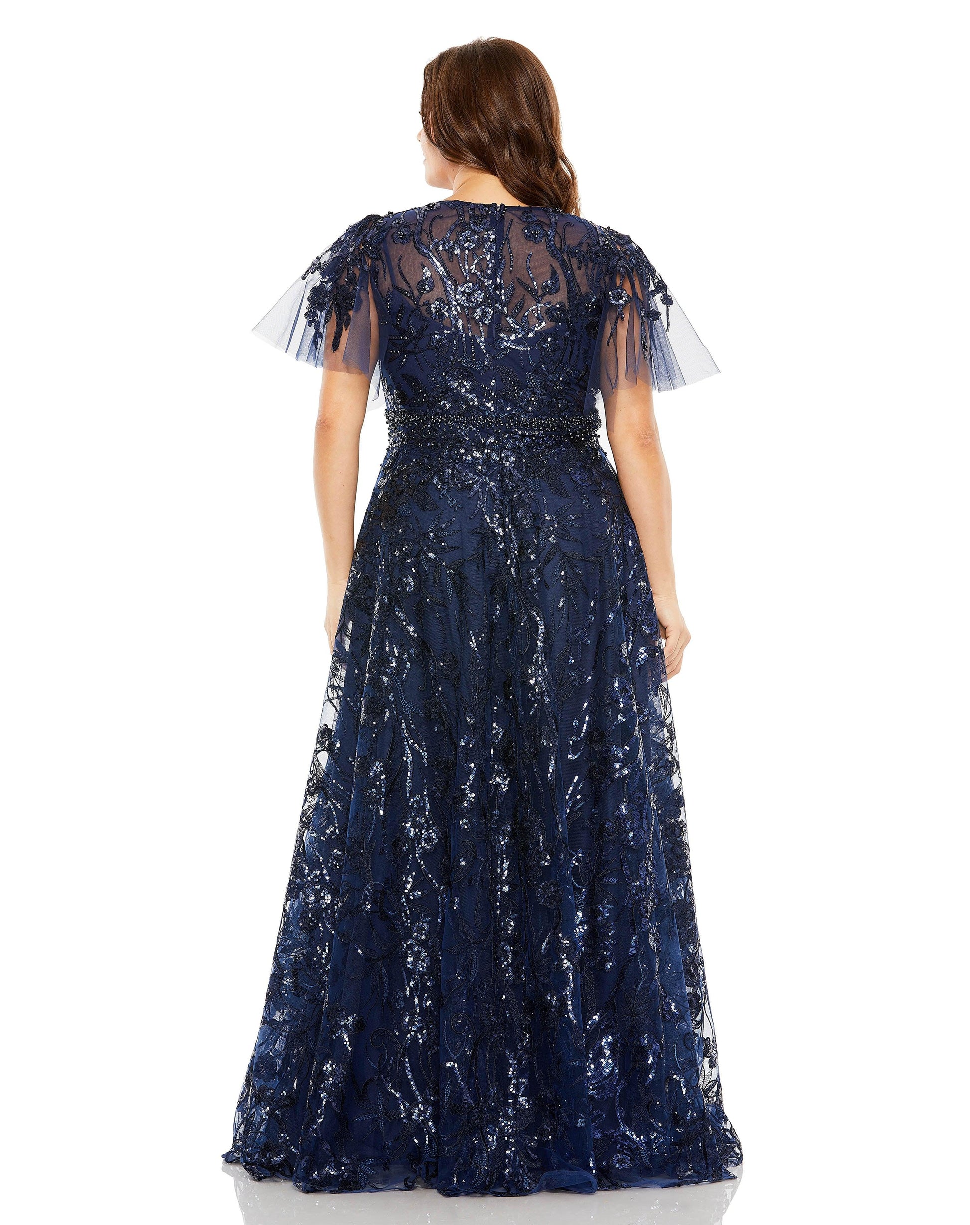 Mac Duggal 20469 Fabulouss Long Plus Size Formal Dress