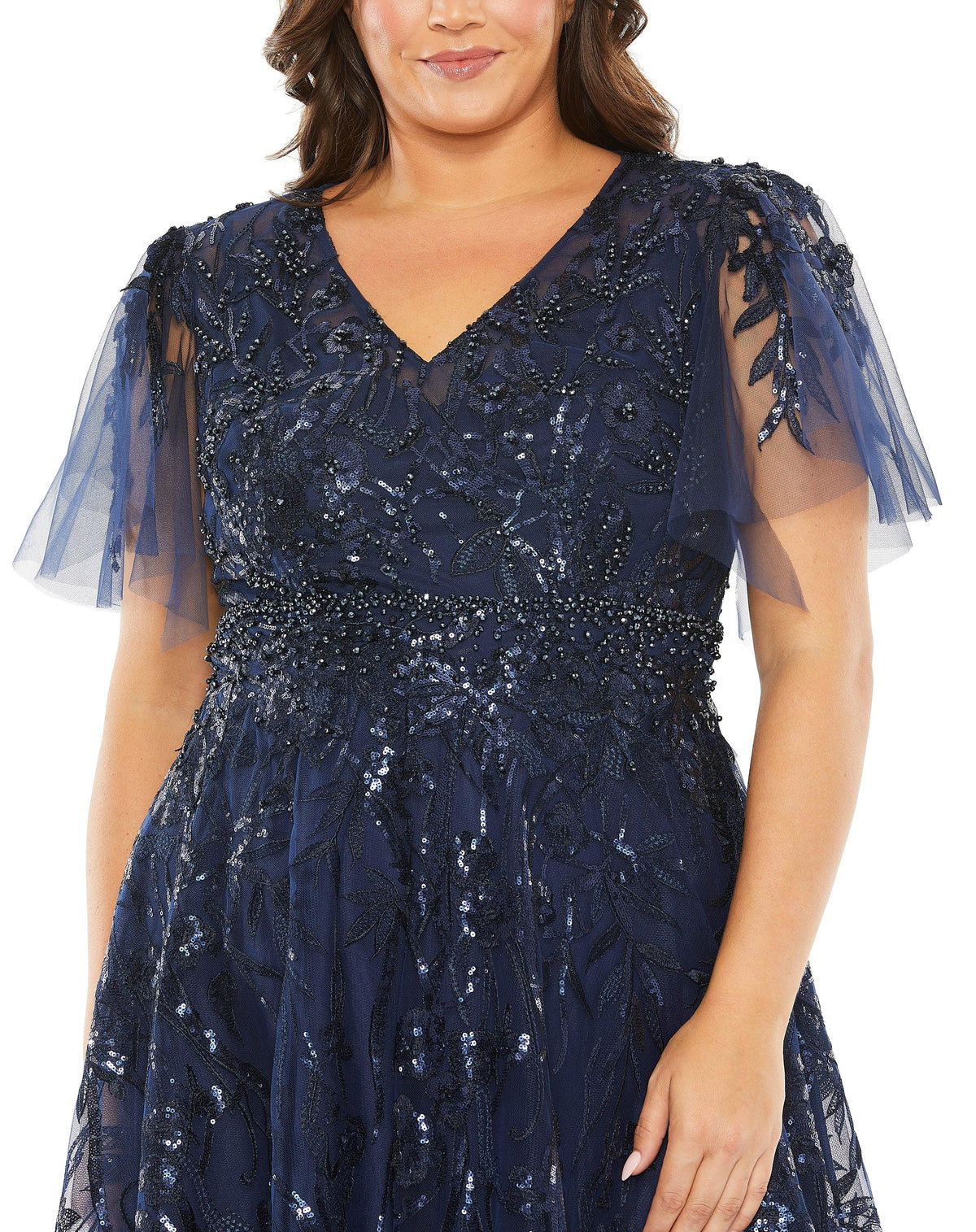 Mac Duggal 20469 Fabulouss Long Plus Size Formal Dress The Dress Outlet